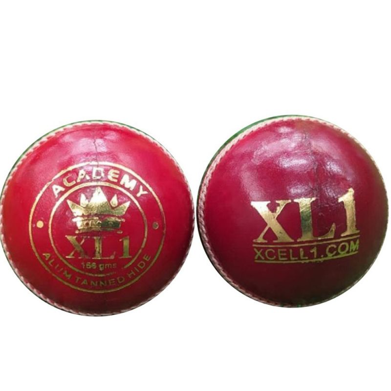 XL 1 Academy Red Leather Ball