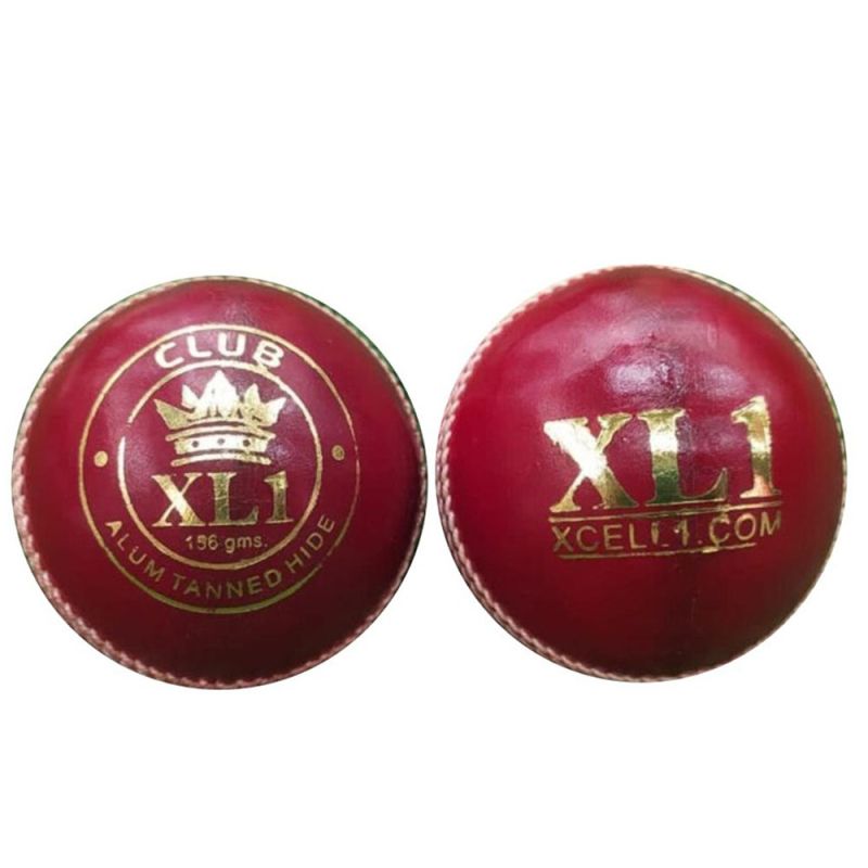 XL 1 Club Red Leather Ball