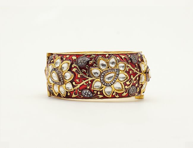 Multi Color Bracelet American Diamon Stone with Gold Plated