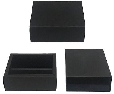 Rigid Paper Black Sweet Box, Size : Standard