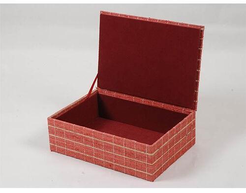 Checkered Rigid Paper Board Tea Box, Size : Standard