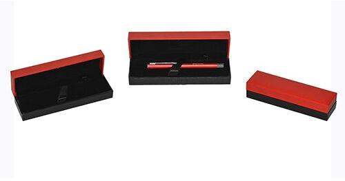  Polished Plain Red Plastic Pen Box, Style : Contemporary