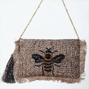 Jute Embroidered Sling Bags, Size : 28*18 INCH