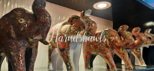 Paper mache handicraft, Shape : Elephant