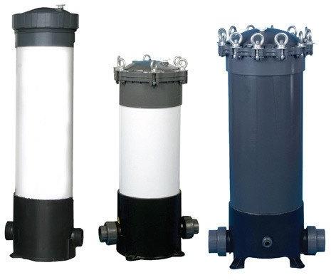 White High Pressure Polished UPVC Filter Housing, for Water Filteration