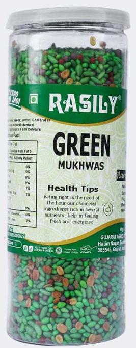 Rasily Round Emerald Green Mukhwas, Feature : Sweet Taste