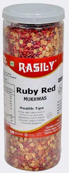 Rasily Round Ruby Red Mukhwas, Feature : Sweet Taste