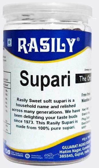 Rasily Sweet Soft Supari, for Human Consuption, Feature : Excellent Aroma, Safe To Use