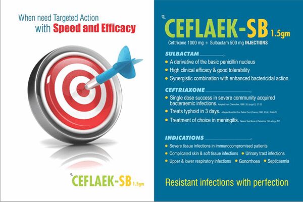 Ceflaek-SB Injection