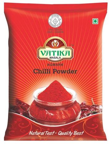 Vatika red chilli powder, Packaging Type : PP Bag