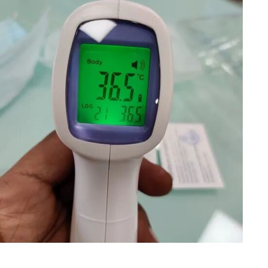 White Plastic Infrared Thermometer