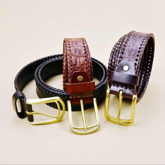 Mens Fancy Leather Belt