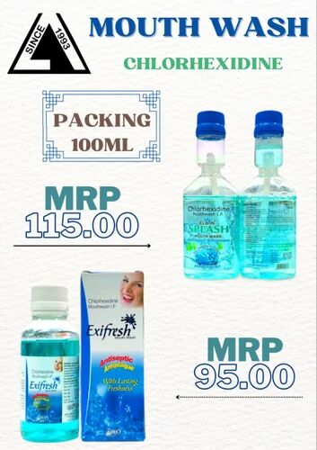 Chlorhexidine Mouthwash, Packaging Type : bottle