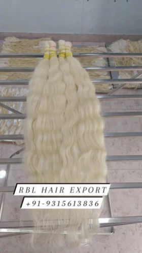RBL Bulk Blonde Human Hair, Length : 8'' To 40''
