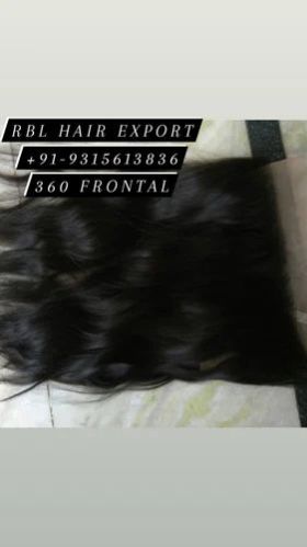 Indian 360 Frontal Human Hair, Hair Grade : 14A