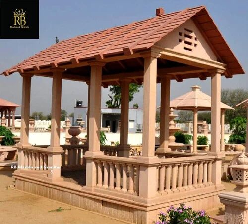 Sandstone Outdoor Hut Gazebo