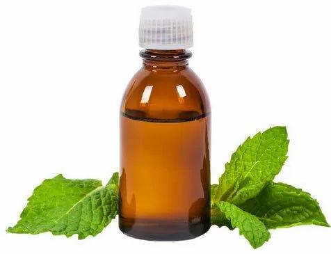 Pale Yellow Liquid Mint Oil, for Health Problem, Packaging Type : Glass Bottles