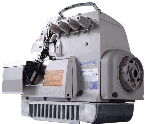 Jack Semi-Automatic Thread Overlock Machine, Color : white