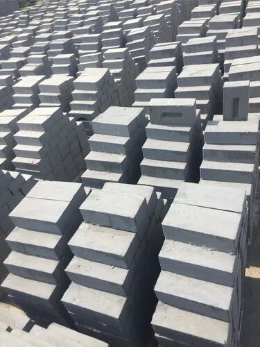 Grey Rectangle Cement Fly Ash Bricks, Size : 12 In. X 4 In. X 2 In.