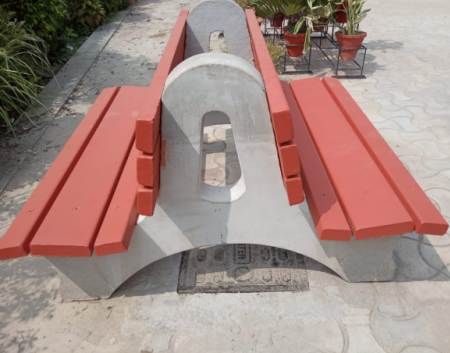 Concrete Double Sided Garden Bench, Feature : Long Life, Eco Friednly