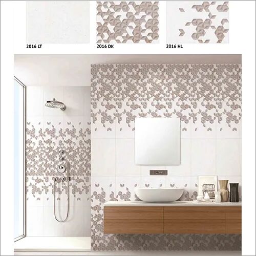 Ceramic Bathroom Wall Tiles, Size : 300X450 Mm
