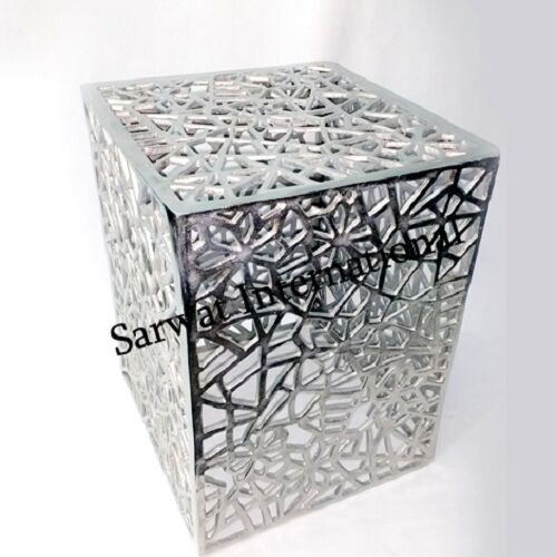 Sarwat Polished Aluminum Decorative Aluminium Stool, for Home, Office, Feature : Attractive Designs