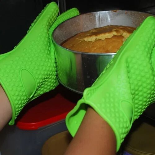 Silicone Oven Gloves, Color : Green, Blue etc