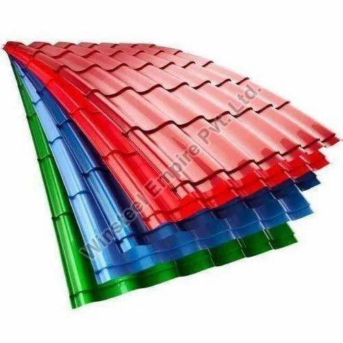 Steel / Stainless Steel TATA Galvanized Roofing Sheets, Length : 12ft
