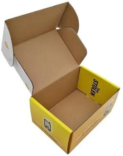 Printed Corrugated Packaging Box, Shape : Square