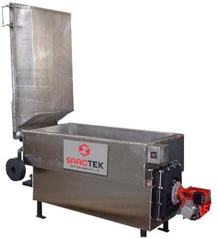 Rectangular SS Fired Batch Fryers Machine, Capacity : 50 Kg/hr