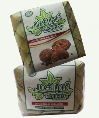 Mahizham Organic Palm Jaggery, Packaging Size : 500 grams