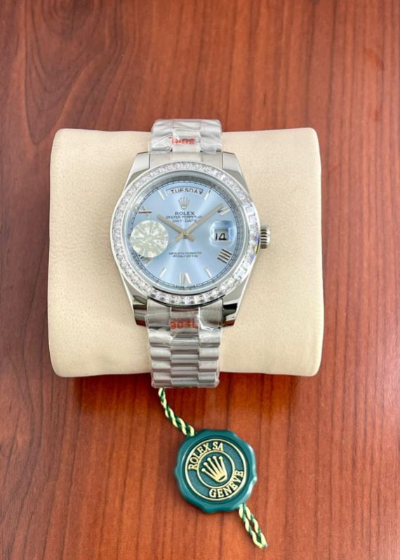 Rolex Daydate Automatic Mens Watch (1), Color : Blue