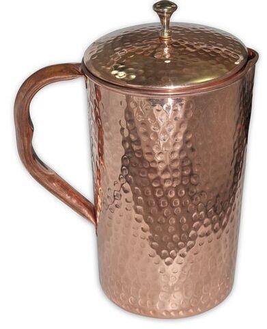 Copper Hammered Jug