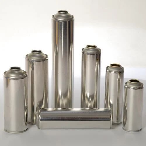 Plain Metal Aerosol Can, Shape : Cylindrical