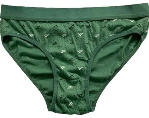 Green Ladies Cotton Printed Panty, Size : Large at Rs 40 / Piece