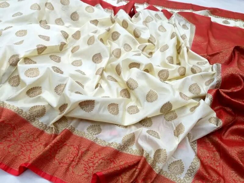 Chaturbhuja Banarasi Munga Silk Saree, Occasion : Festive Wear