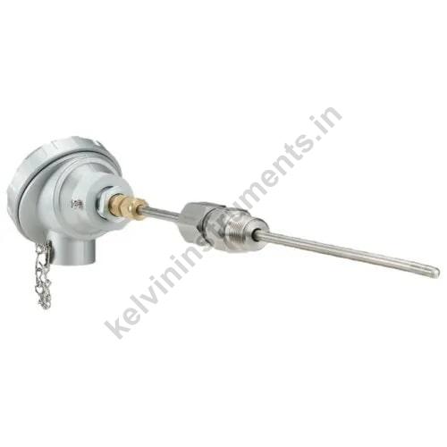 Kelvin Electric Stainless Steel E Type Thermocouple Sensor, for Industrial, Color : Grey