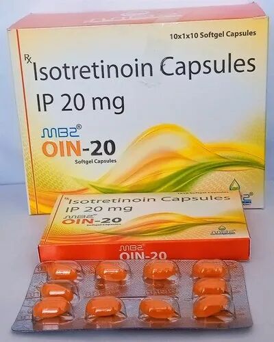 Isotretinoin Capsules, Packaging Type :  BLISTER Box