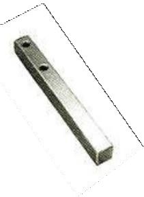 Shiny-silver Metal Square Spindle, for Industrial