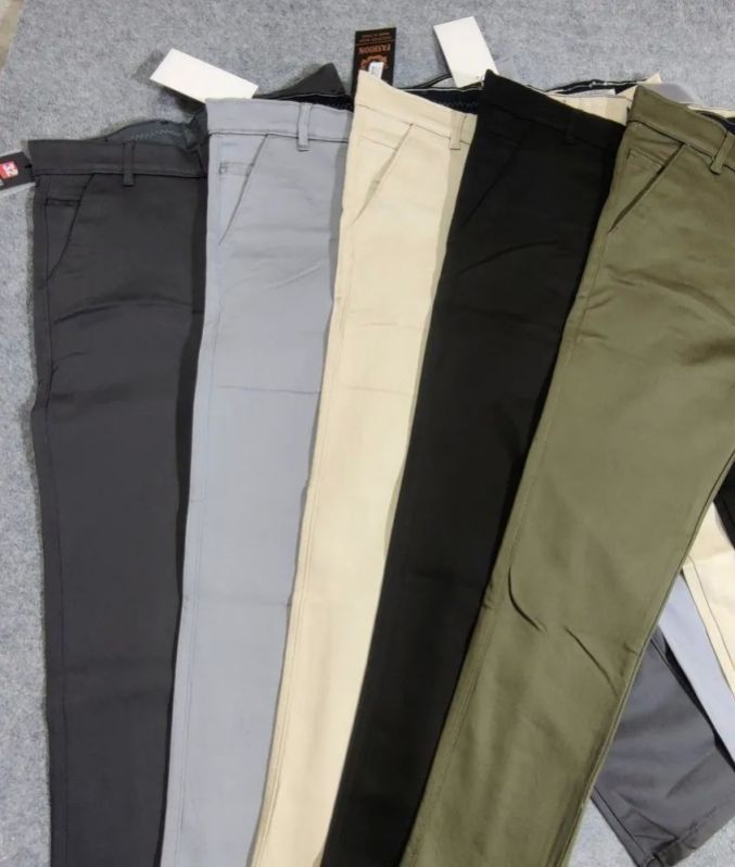 Plain Casual Cotton Trouser, Occasion : Formal Wear