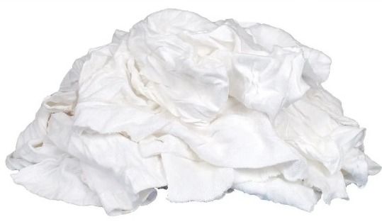 Cotton White Banian Cloth Waste, Pattern : Plain