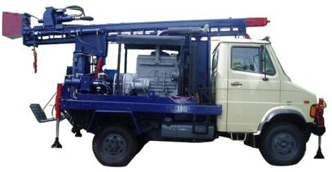 Mini pickup truck mounted water well rotary drilling rig for sale