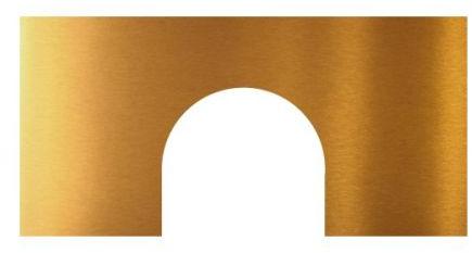 Brass Rectangular Slot Type Shim