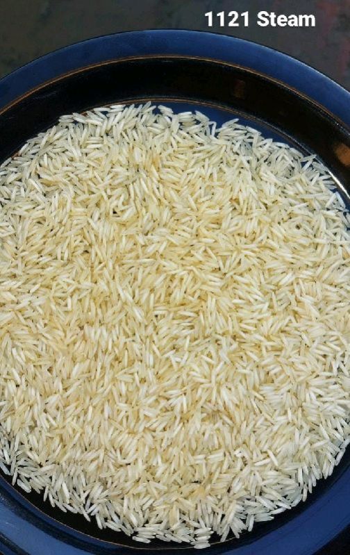 Common Hard 1121 Steam Basmati Rice, Packaging Size : 25Kg