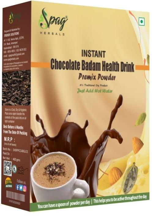 Spag Herbals Badam Chocolate Milk Mix Powder
