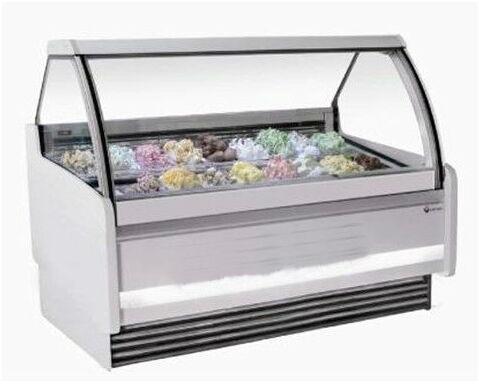 Stainless Steel Scooping Display Counter, for Restaurant