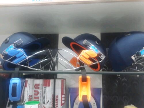 Fiber Plastic Batting Helmet, Color : Blue