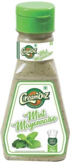 290gm Creamooz Mint Mayonnaise, for Fast Food, Snacks, Feature : Sweet Flavor