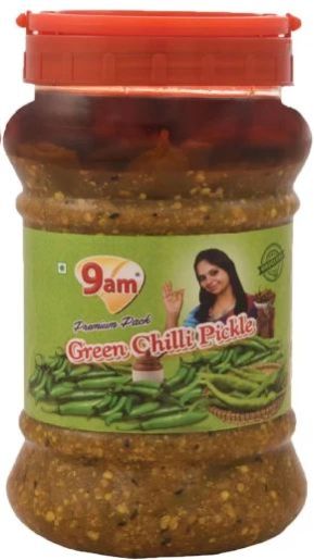 5 Kg 9am Green Chilli Pickle, for Home, Hotel, Certification : FSSAI