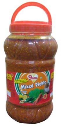 5 Kg 9am Mixed Pickle, Packaging Type : Pet Jar